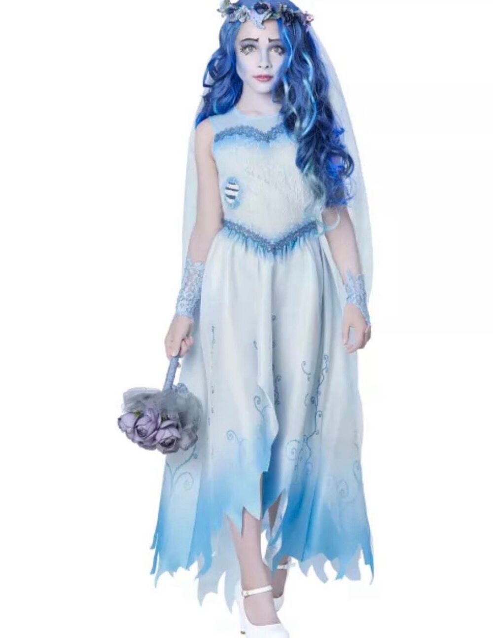 Tim Burton's Corpse Bride Emily Costume Girls Size Medium